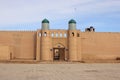 Kunya Ark Palace in Ichan Kala in Khiva city, Uzbekistan Royalty Free Stock Photo